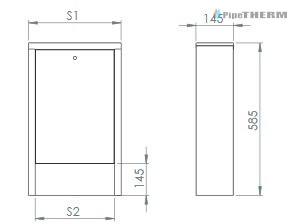 SIGMA-Li Szafka natynkowa 4 sekcje (SZN-1) SIGMA-Li Szafka natynkowa 4 sekcje (SZN-1)