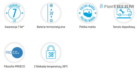 DEANTE Bateria natryskowa termostatyczna BEGONIA (BCB 04AT) DEANTE Bateria natryskowa termostatyczna BEGONIA (BCB 04AT)