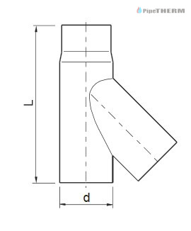 WADEX WK TRÓJNIK 45°/130