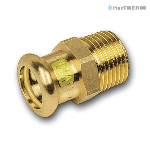 SANHA-Press Gas Nypel GZ 18x1/2 SANHA-Press Gas Nypel GZ 18x1/2