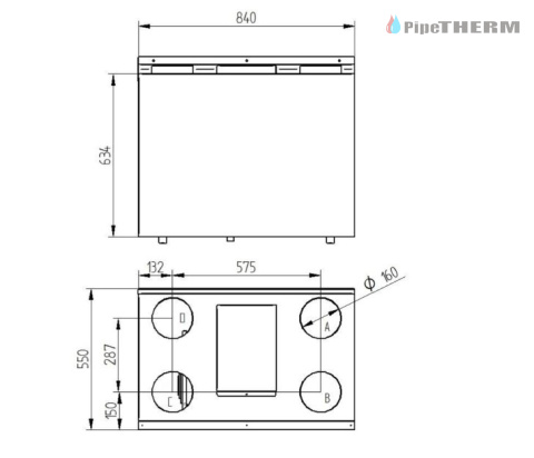 WANAS REKUPERATOR 355 V XF WANAS REKUPERATOR 355 V XF